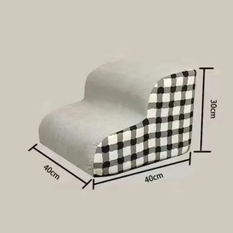 Pets Pet 2/3 Steps Household Bedside Stairs Dog Teddy Cat Ladder Small Stairs Pet Ramp for Puppy and Small Dogs - view 3
