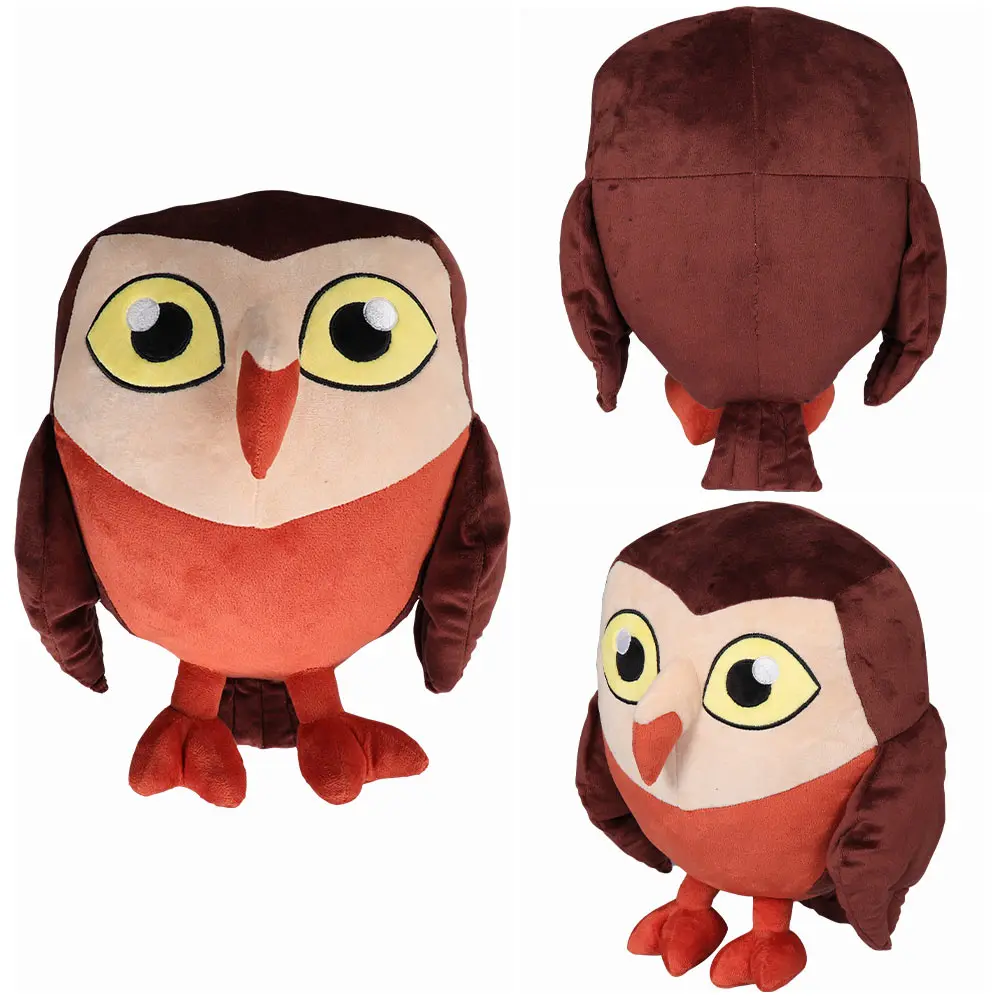 Owl Cos House Stringbean Cosplay pluszowy król Flapjack pluszowe wypełnione lalki kostium maskotka Halloween świąteczny prezent dla dzieci