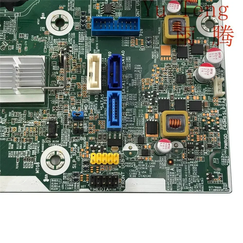 718414 -001 para placa-mãe HP ProDesk 400 G1 SFF 718778 -001 LG1150 Mainboard 100% testado totalmente funcionando