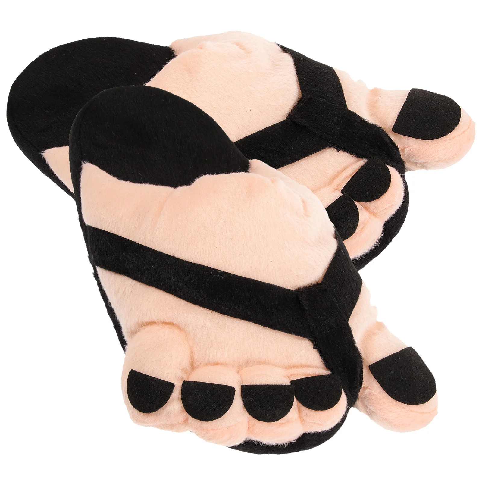

1Pair Large Bare Feet Slippers Long-Lasting Material for Role-Playing Masquerade Parties Giant Feet Costume Slipper Prop