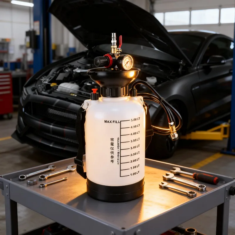 

Ручной инструмент для подачи масла под давлением 1000 фунтов на кв. дюйм, емкость 5 л, для быстрой заправки редукторов и оборудования, оборудование для заправки маслом под высоким давлением