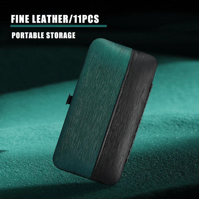 11 Uds cortaúñas, kits de manicura camaleón arcoíris, juego de pedicura profesional de acero inoxidable, tijeras para uñas, lima de uñas,