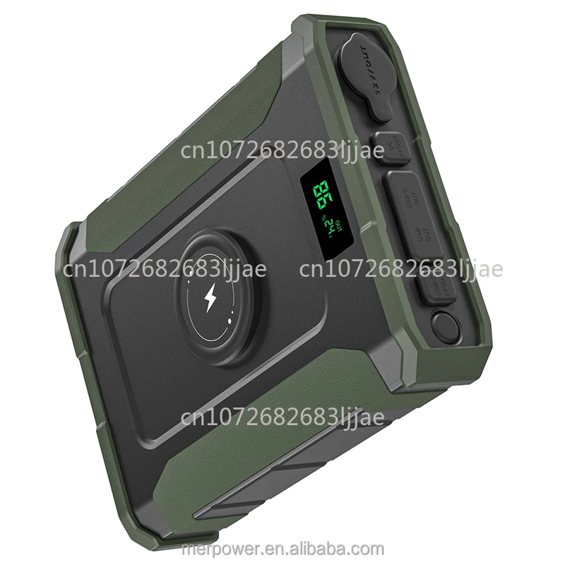 

Портативная уличная электростанция 50000 мАч с Type-C, аккумулятор для кемпинга из ABS-пластика, зарядное устройство 12В для автомобильного холодильника с поддержкой зарядки от солнечной панели