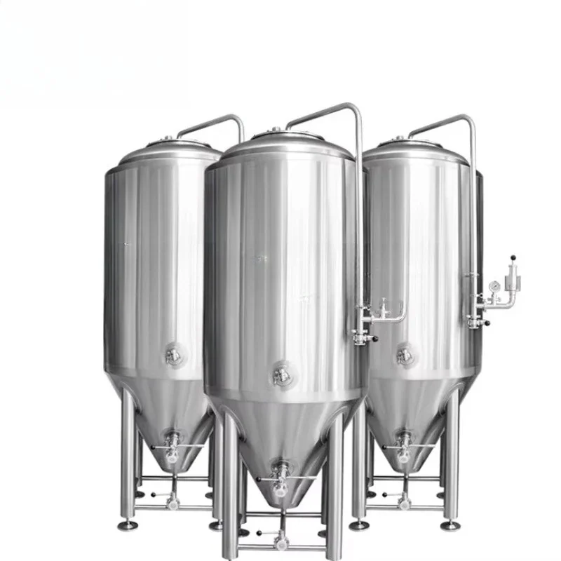 

Craft Beer Fermentation Tank Construction 2 Ton Capacity 500L 1000L 2000L Volume Pressure Vessel for Brewing Industry