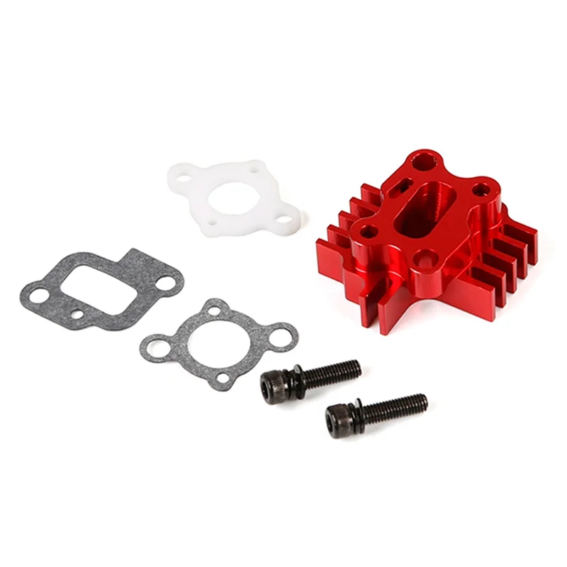 Tubo di aspirazione per 23Cc 26Cc 29Cc 30,5Cc per 1/5 HPI ROVAN KM Baja Losi 5T FG GoPed RedCat Rc Parti di automobili, Rosso