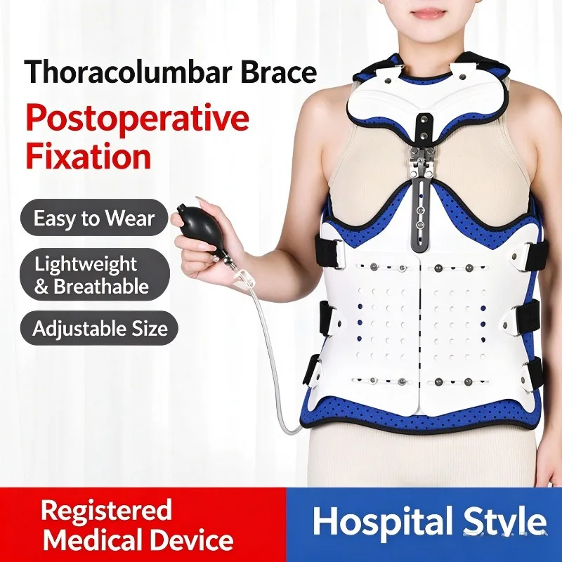 Medical Thoracolumbar Fixation Brace Postoperative Rehabilitation Spinal Rib Waist Support Compression Fracture Back Protector