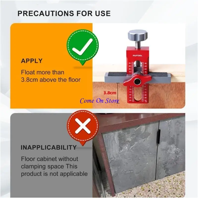 

M6CF Adjustable Aluminum Jig Door Installation Positioner Precise And Efficiency