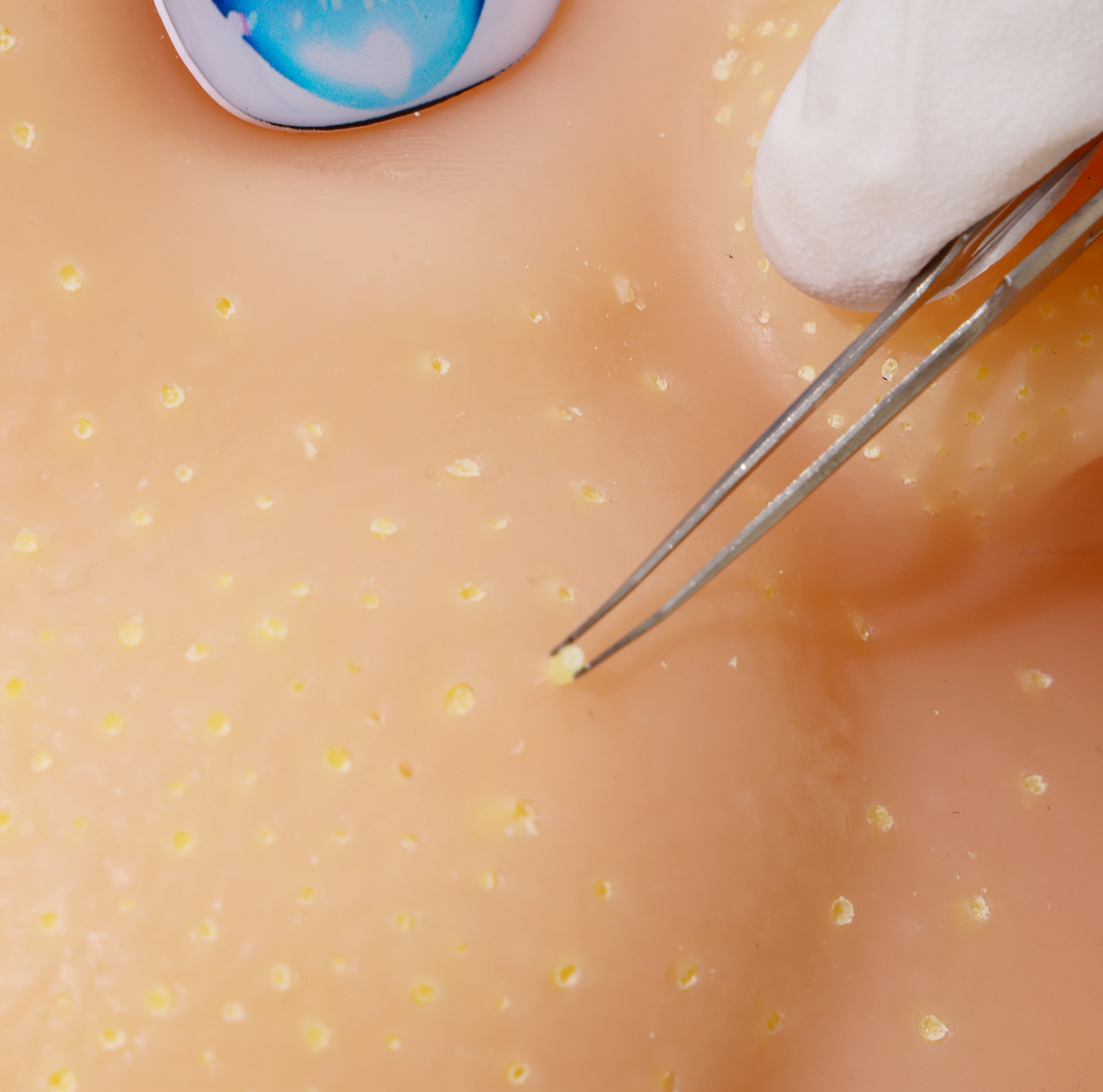 Stress Relief Speelgoed - Puistje Knijpen Clip voor Mee-eters, Siliconen Stressbal met Realistisch Hoofdmodel, Verslavend Knijpspeeltje