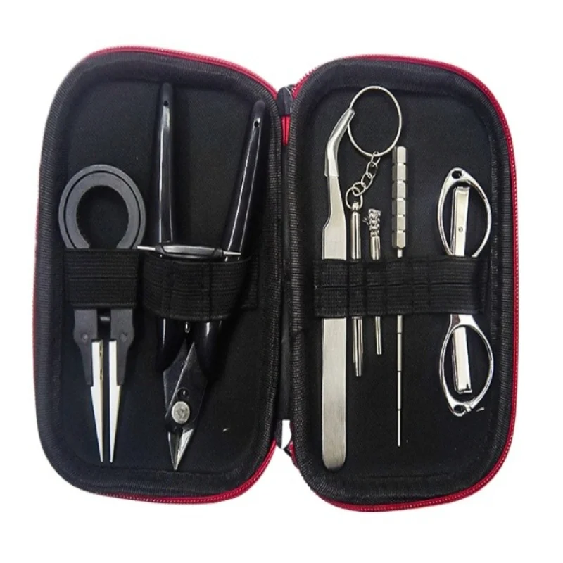 Blacksmith Winding Tool Set Steam Atomizer Heating Core Winding Rod Ceramic Tweezers Steel Wire Pipe Accessories