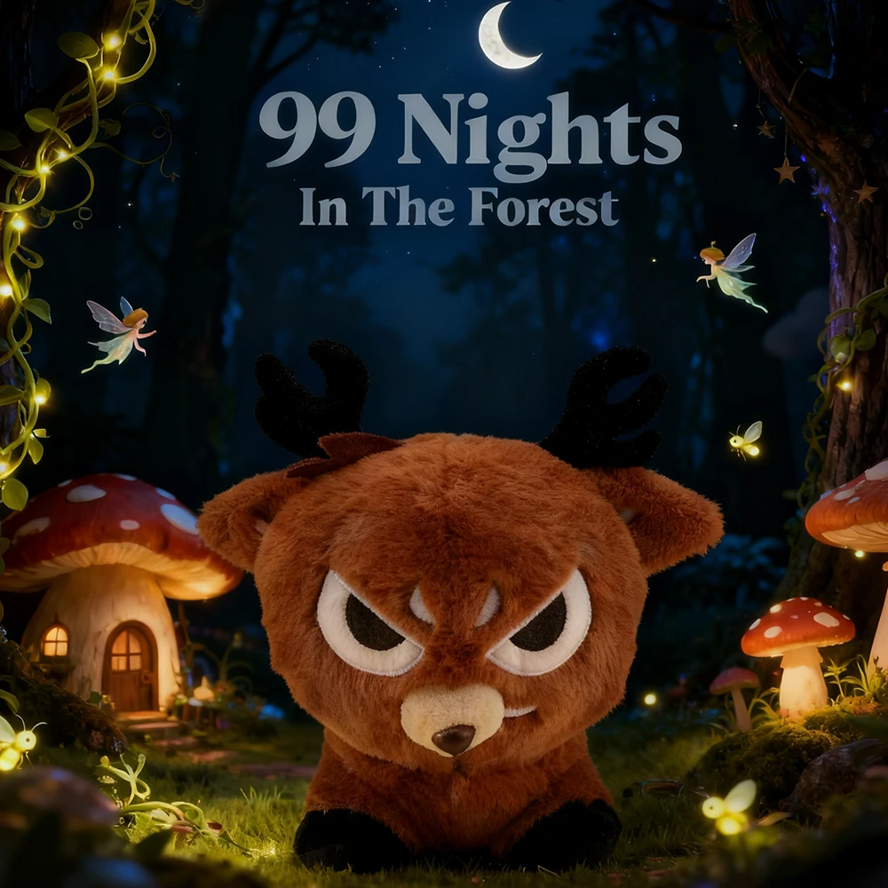 

New 99 Nights In The Forest Deer Buddy Plush Toys Movie Stuffed Animals Deer Buddy Toys Fans Birthday Gifts Kids Toys Room Decor