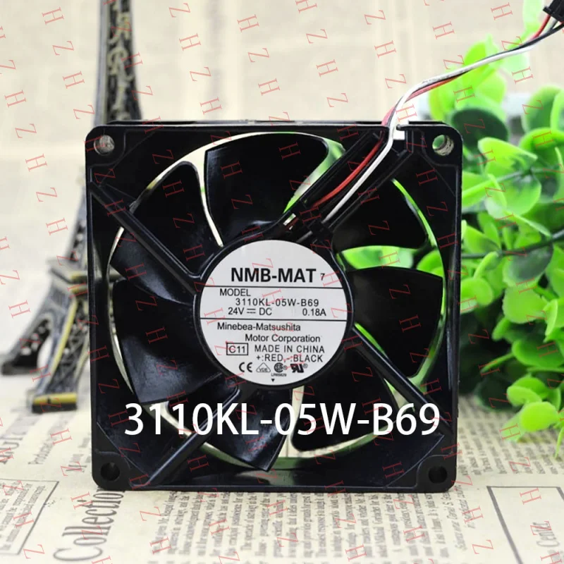 

Вентилятор осевой P+ для сервера NMB 3110KL-05W-B69, DC 24V 0.18A, 80*80*25мм