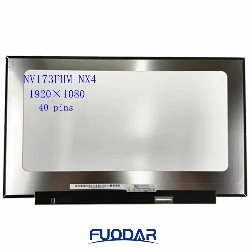 

17.3 Inch Laptop LCD Screen Display NV173FHM NX4 V8.0 NV173FHM-NX4 FHD 1920×1080 EDP 40 pins