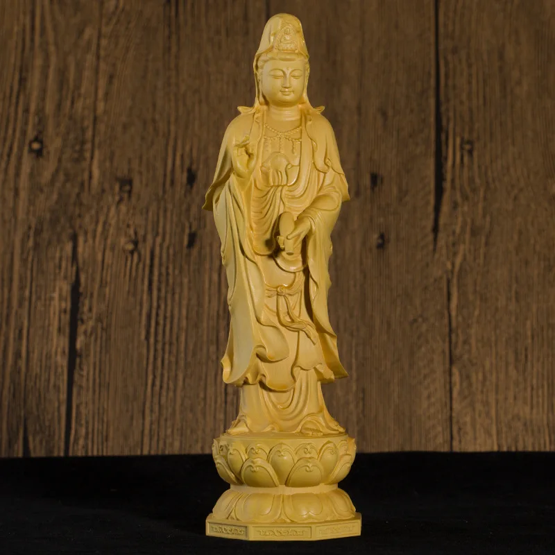 LMM,Three Sages Amitabha Rulai Guanyin Bodhisattva is about to reach the Buddha statue ornament
