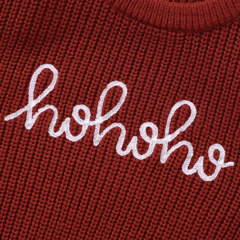 Winter Warm Baby Sweater Girls Boys Knitting Clothes Jumper Long Sleeve Crew Neck Letters Pullover Tops Infant Newborn Outfits