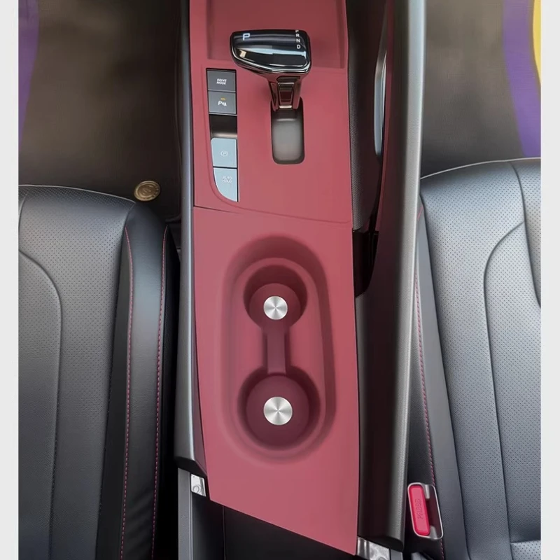

Силиконовая накладка на центральную консоль, подстаканник и рычаг КПП для Hyundai Elantra 7-го поколения 2021-2025 гг., защитная пленка для интерьера, аксессуары
