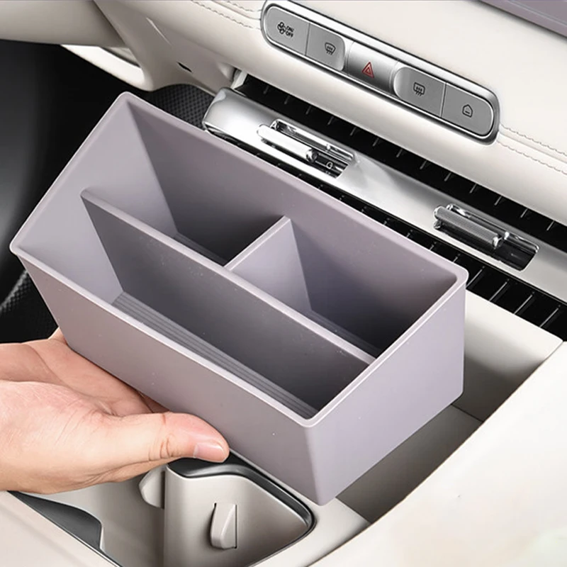 Picture 6: For MG MG4 EV Urban 2026 modified center console front storage box silicone compartment storage box car storage accessories
