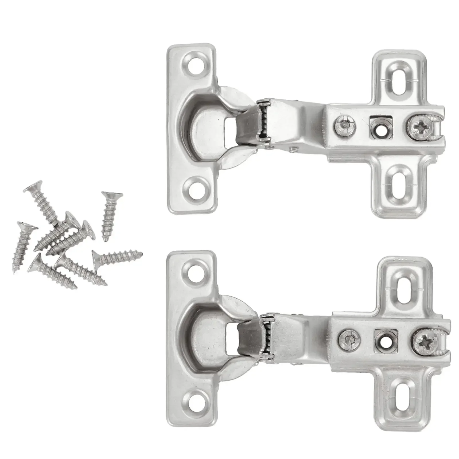 2Pcs/set 25mm Small Furniture Hinge Soft Close Hydraulic Damper For Kitchen Cabinet Cupboard Door Hinges Buffering Hardware