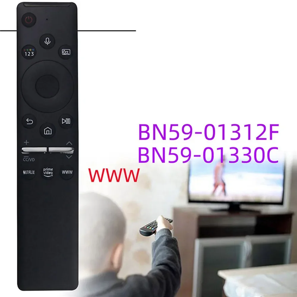Voice Remote Control BN59-01330A 01329A 01312A 01312B 01312F 01330C 01327B for Samsung Smart TV Durable and Wear-Resistant