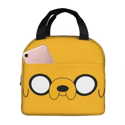 Adventure Time hone's Eyes borse per il pranzo isolate borse da Picnic borsa termica per il pranzo al sacco borsa per il pranzo per la scuola dei bambini da lavoro della donna