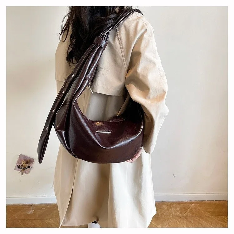 Bags Women's Commuter Bag Retro Versatile Dumpling Bag Niche Women's Underarm Shoulder Bag Crossbody Bag