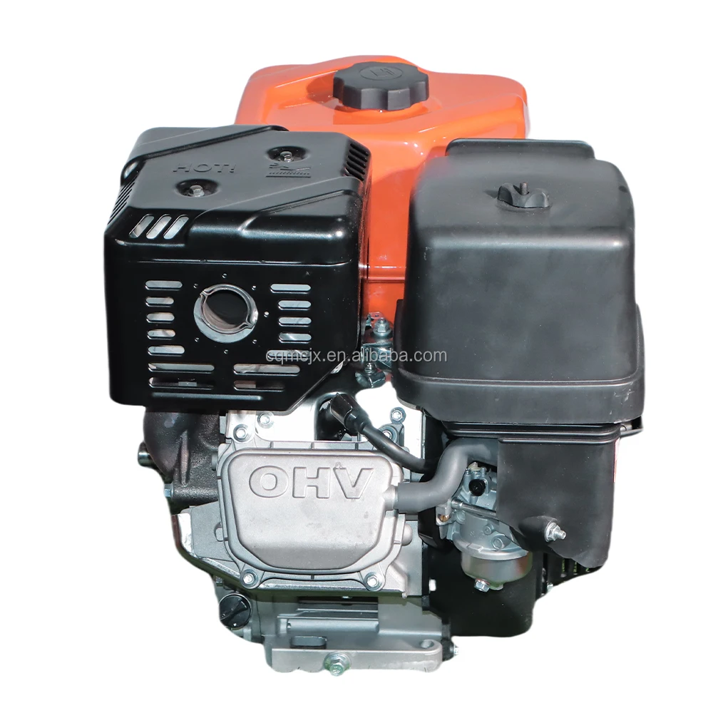 Motores agrícolas 196f 500cc 9hp 12hp 15hp motor de gasolina horizontal de 4 tempos para gerador de cultivador de bomba de água.