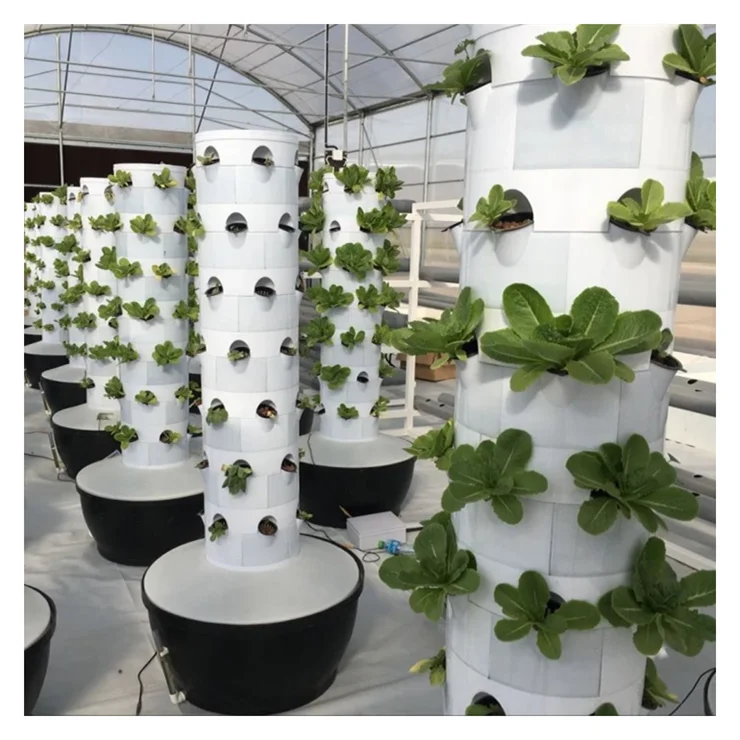 

Новейшая вертикальная гидропонная башня для выращивания растений 2023 года из ABS-пластика, система для выращивания микрозелени