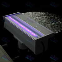 STLF Stainless Steel Seven Colors Wall Water Fountain Swimming Pool Equipment Outdoor Waterfall Fountain