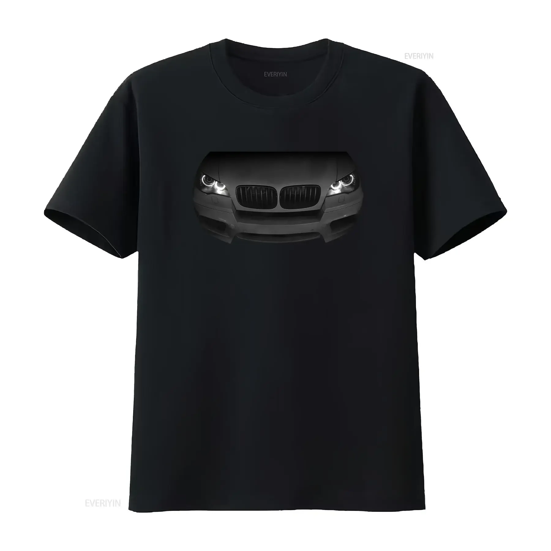 2010 2013 Bimmer X5 E70 Car T Shirt for Men Idea Beemer Headlights Glow 100 Cotton Perfect Holiday Christmas Birthday Present