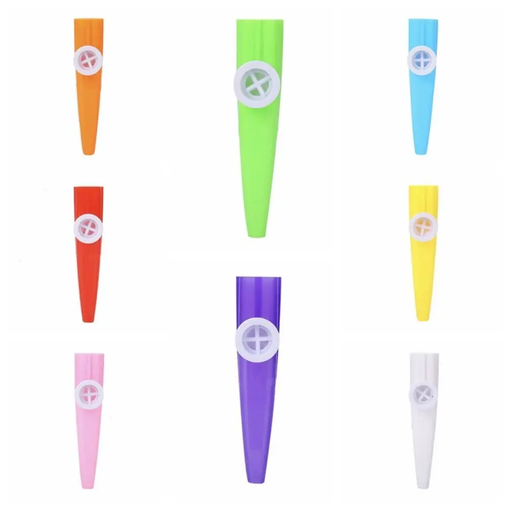 Plastic Plastic Kazoo Instruments Learn Easily Diaphragm Mouth Kazoos Detachable Mouth Flute Musical Instruments Flutes