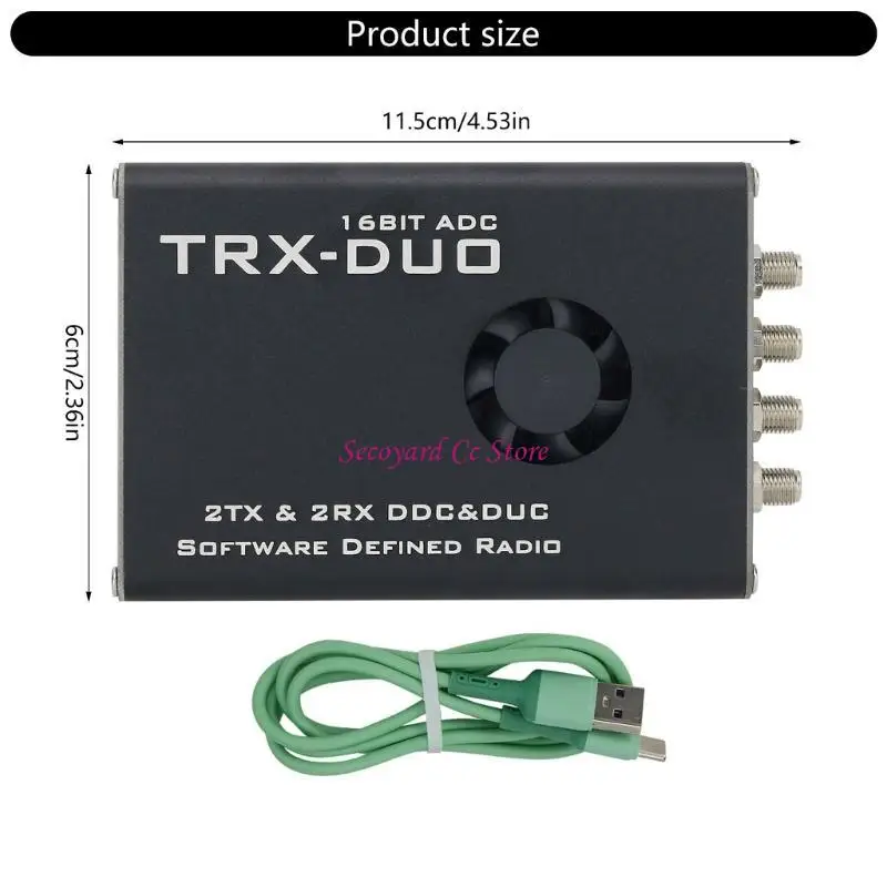 Dispositivo SDRS N3UC High Precisions con rangos frecuencia amplios 10 kHz-60MHz y radio definida software baja por