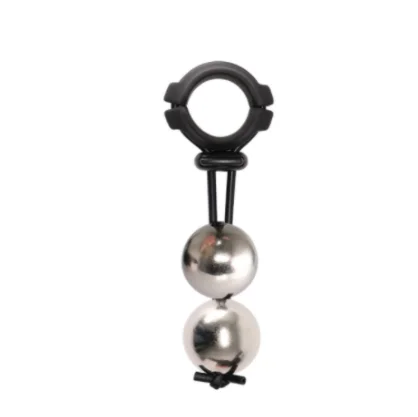 Male Drop Ball Heavy Weight Stretcher Silicone Penis Cock Ring Metal Hanger For Enlargement Extender Pull Eexercise Sex Toys Man