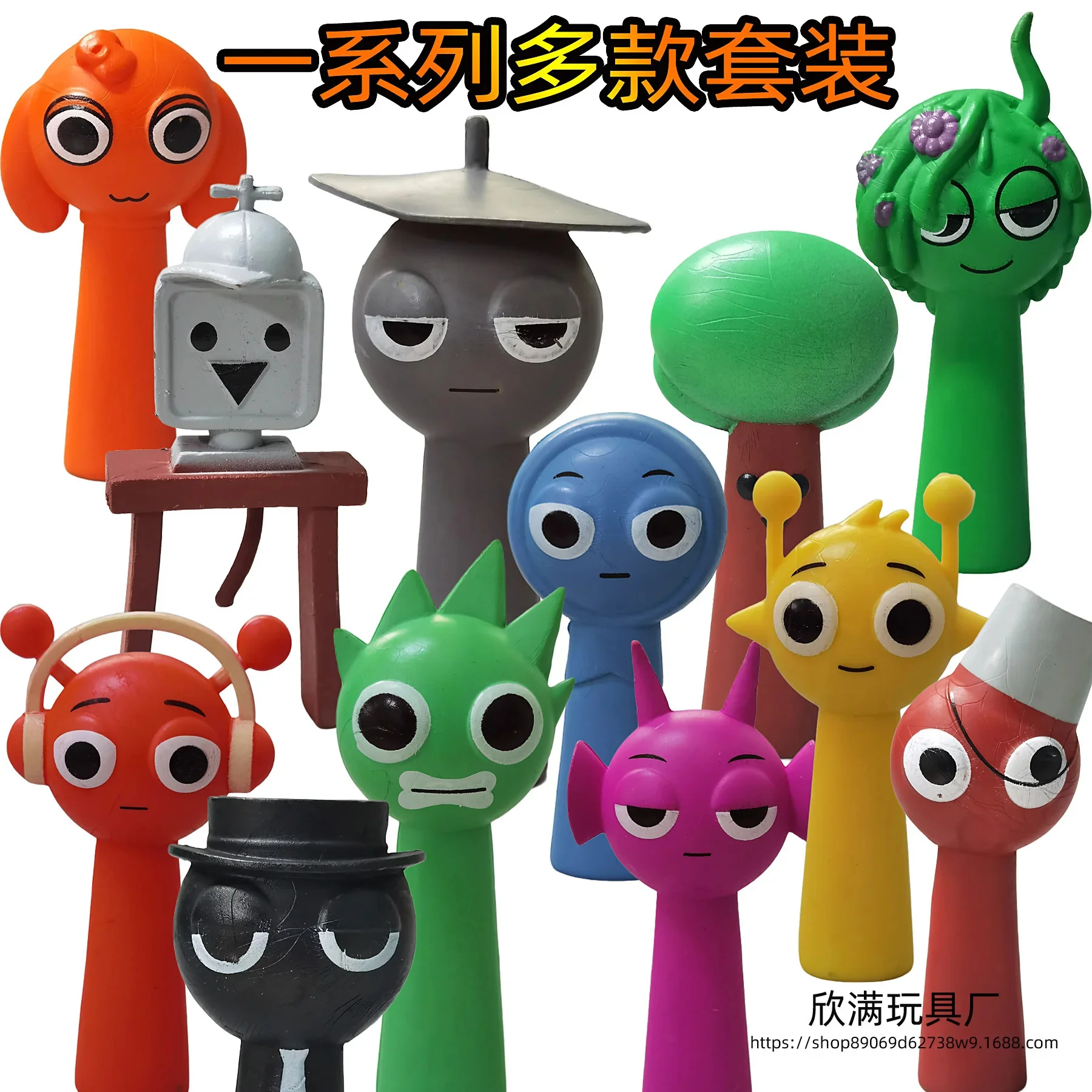 Hot 12pcs/set Sprunki Figures Mode Toys Sprunki Incredibox Action Figures Sprunki Game Cartoon Birthday Gifts Christmas Gift