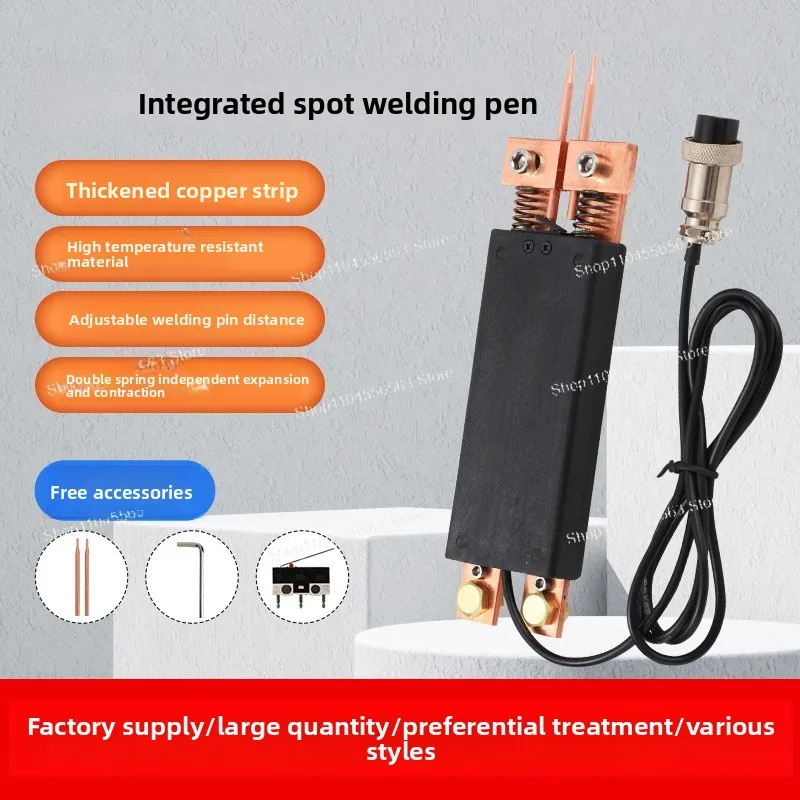 Copper Tip Handheld Spot Welder Pen - 18650 Power Lithium Battery, Automatic Contact Welding, Compact DIY Repair Accessory