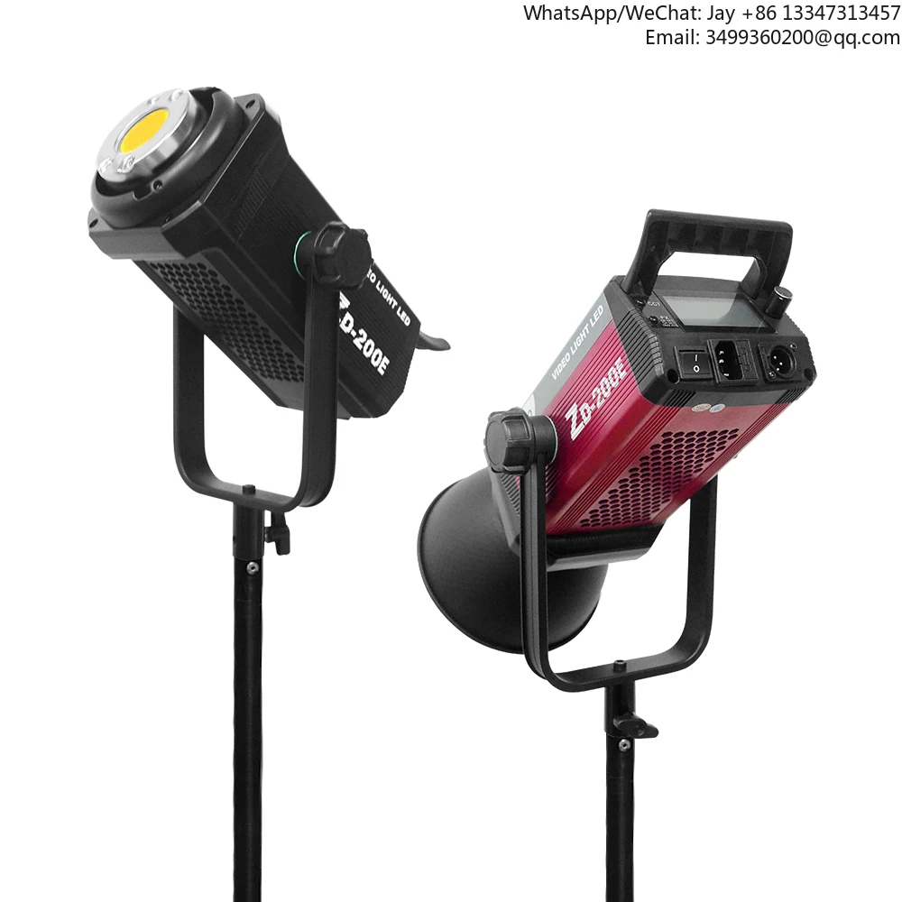 

2026New Product Ideas 2700-7500K Led Studio Video Photo Fill Light 200w ZD-200E 10 Scenario Simulations