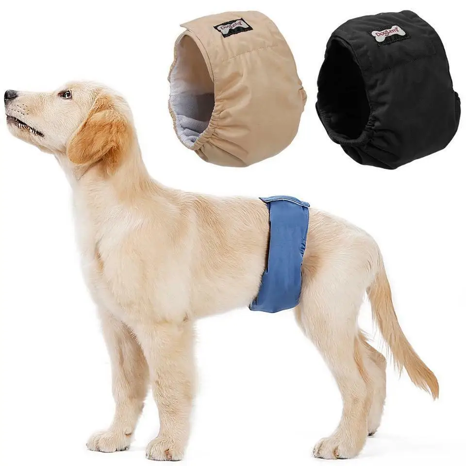 

Washable Male Dog Belly Band Pet Dog Belly Wrap Nappy Pants Puppy Sanitary Underwear Waterproof Male Pet Diapers S-XL