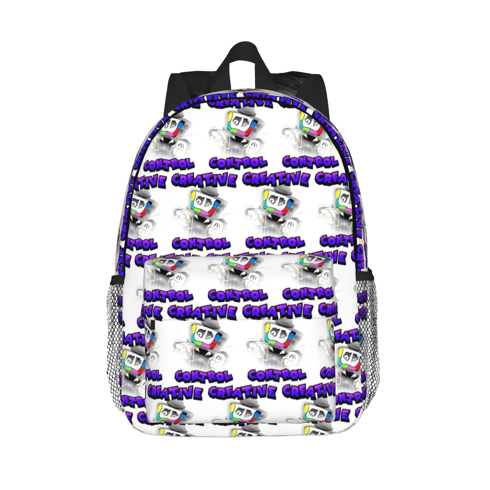 Creative Control Mr. Puzzles Transparent version Backpack Hot Sale Daypack BookBag Shoulder Bags for Men Women School Bag