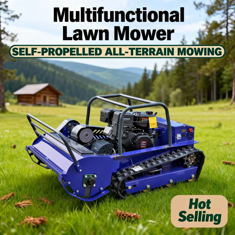 

Индивидуальная газонокосилка большой мощности шириной резки 800-1200 мм - гусеничный резак с дистанционным управлением, новый дизайн 2025 года