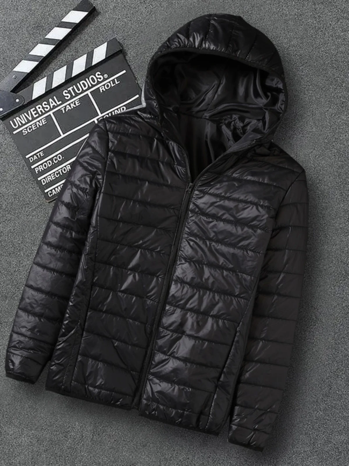 

Men's Winter Lightweight Loose Fit Casual Hooded down Jaet Bread Coat Durable Water Repellent Stand Fit Faion Urban Sle