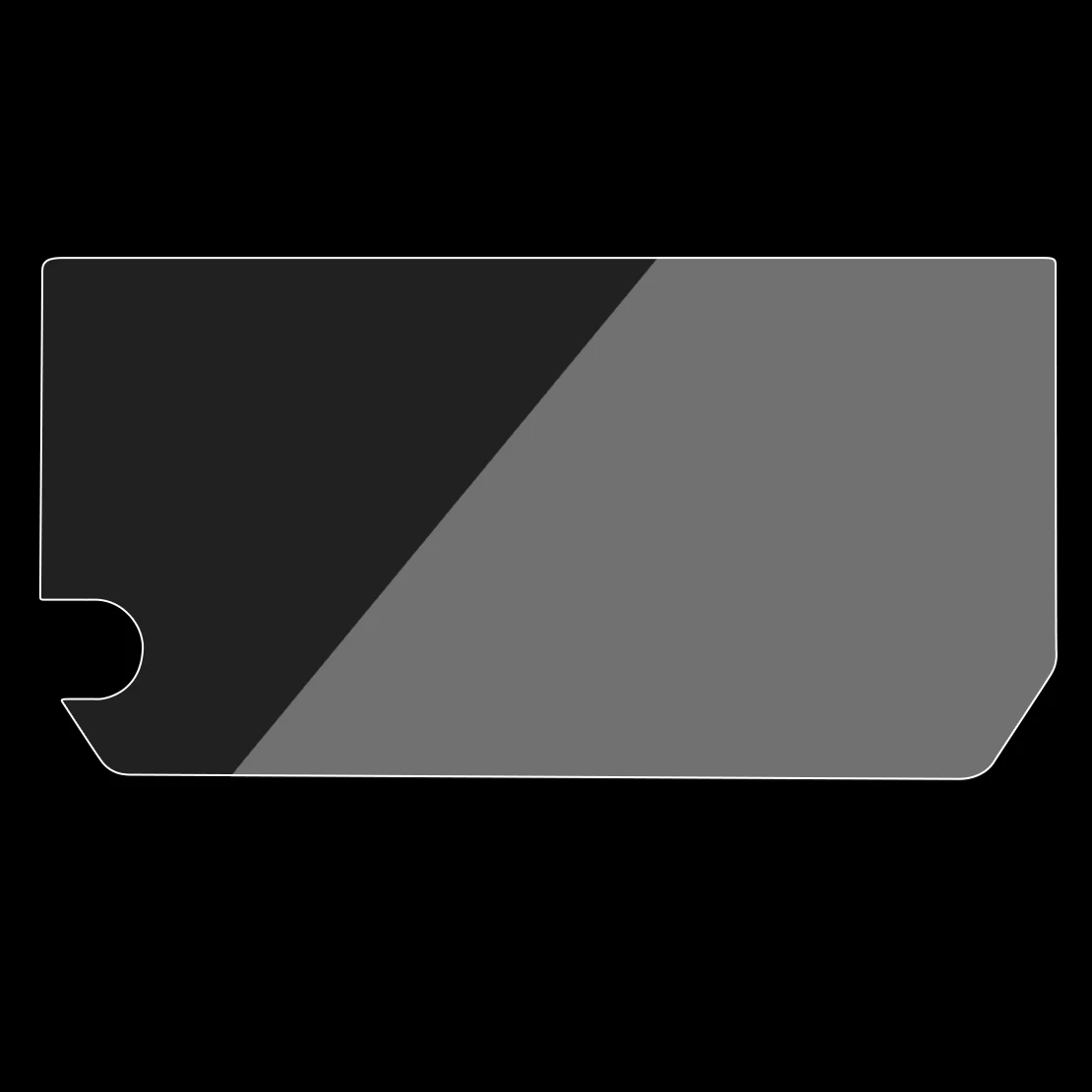 Car Touchscreen Protector Navigation Screen PET Film 10.5 Inch Fit for Toyota RAV4 2024-2023 Clear