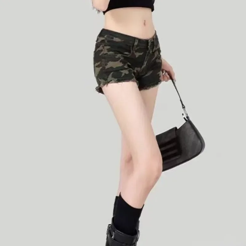 Camouflage Denim Shorts Women Slim Skinny Jeans Short Pants Spring Summer Fashion High Eleatic Hot Shorts Girls Casual Shorts - Image 6