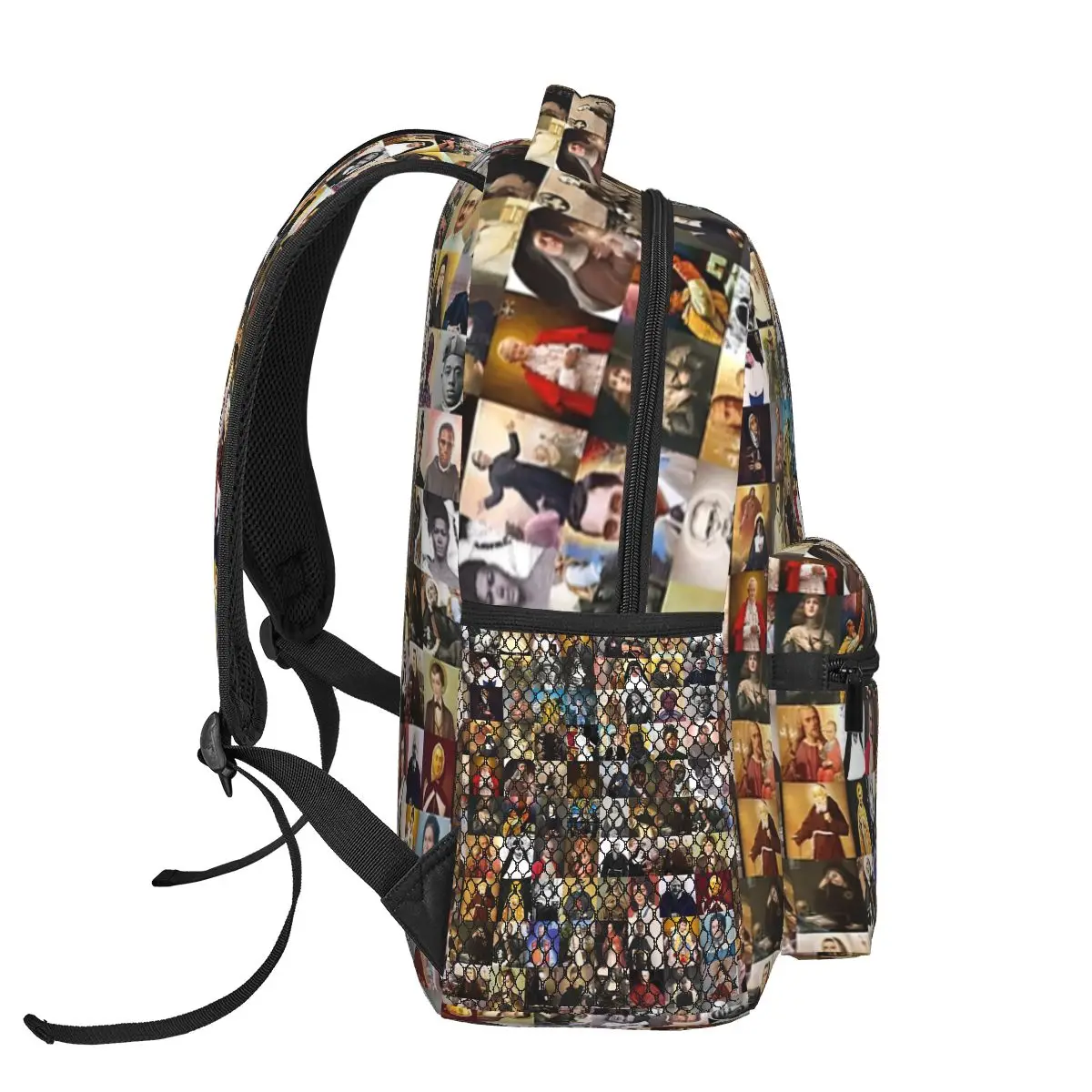 Imagem -03 - Santos Todos os Santos Santos Católicos Tutti i Santi Mochila para Meninas Meninos Mochila de Viagem Mochila para Adolescente