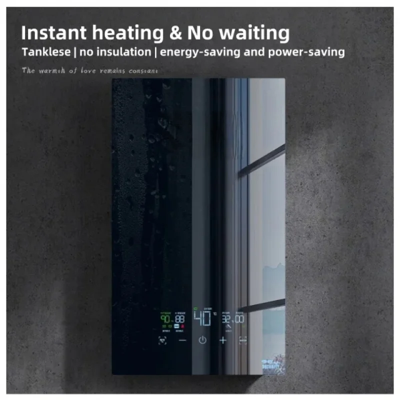 9kW Fast Heating Instant Heater New val LED RV Outdoor Hotel Garage Car English CB