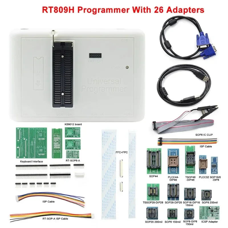 Programador universal RT809H EMMC-Nand FLASH original extremadamente rápido