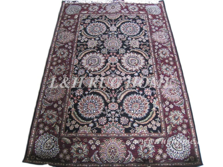 

Free shipping 4'x6' 160 Line Persian carpet 100% New Zealand wool and handmade, space dyed yarns