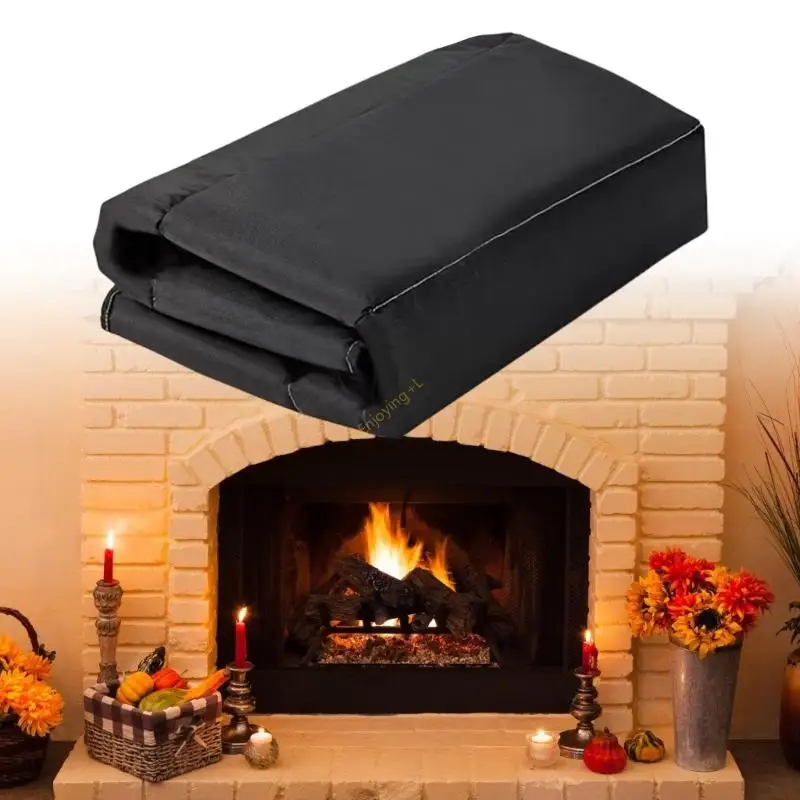 Fireplaces Blanket Replacement Stops Heat Loss Fireplaces Stopper for Heat Loss Indoor Fireplaces Covers