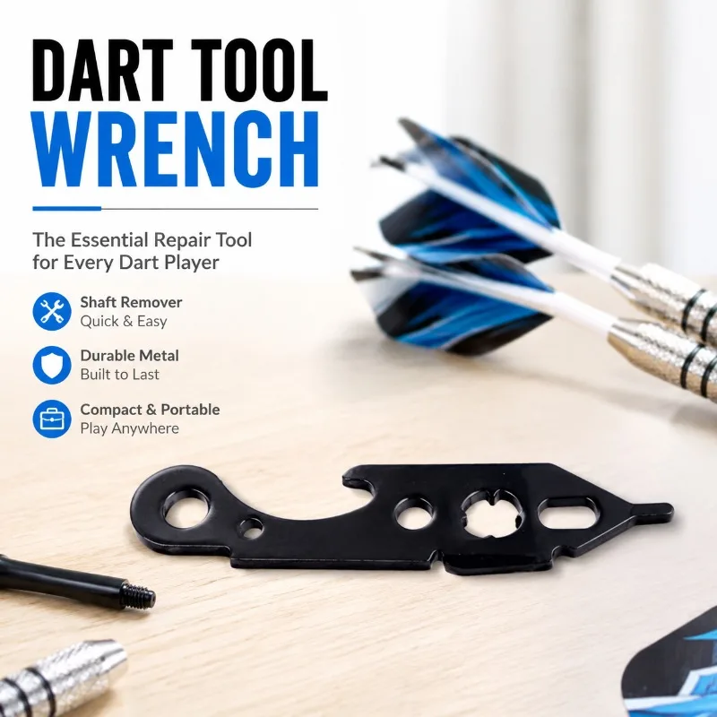 Dart Assembly Disassembly Wrench Special Darts Maintenance Accessory Available in Black Silver Tone Handy Adjustment Tool