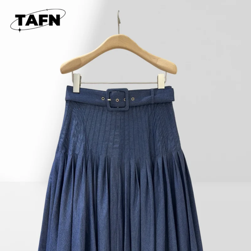 กระโปรง Midi ลายดอกไม้สําหรับผู้หญิง – ดีไซน์สําหรับตู้เสื้อผ้าฤดูร้อน กระโปรงผ้าฝ้ายที่สะดวกสบาย – รูปทรงทรง A-Line สําหรับสวมใส่ตลอดทั้งวัน AF2704