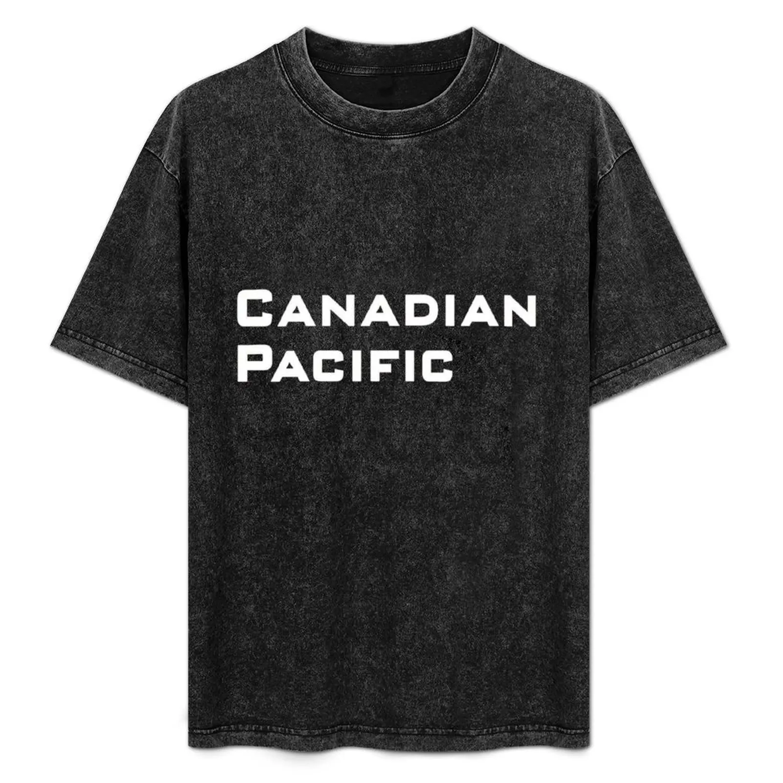 

Vintage Canadian Pacific Railway T-Shirt Plus Size Gym Sports T-Shirt