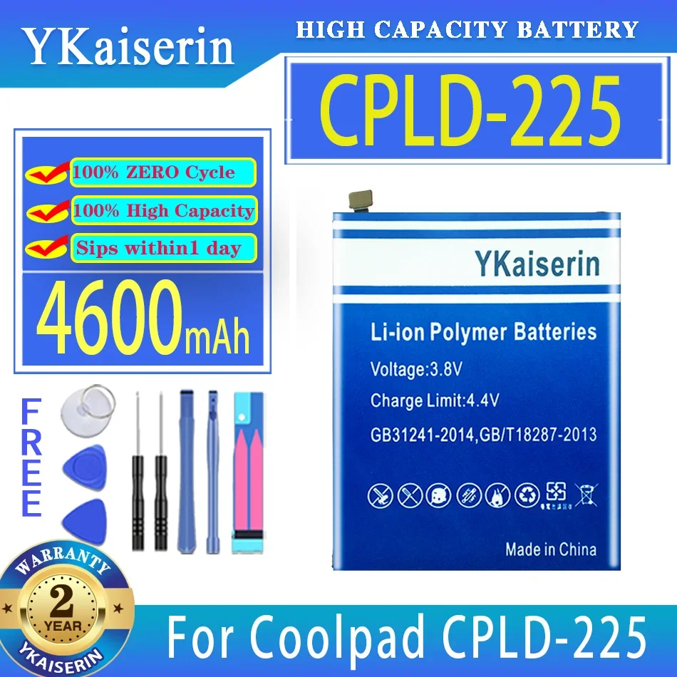 

YKaiserin Battery CPLD225 For Coolpad CPLD-225 Mobile Phone Batteries