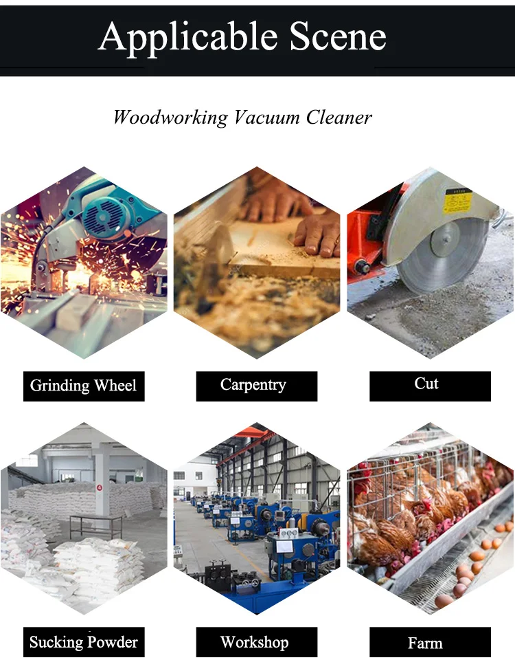 2200Wハイパワー高吸引小型バッグ木工機械用集塵機